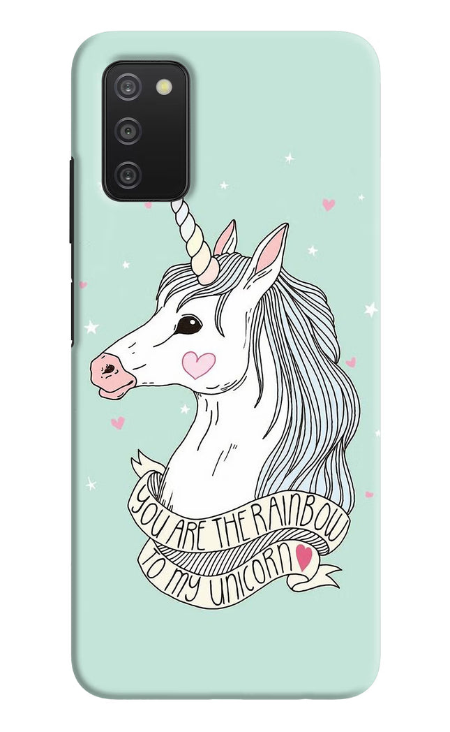 Unicorn Wallpaper Samsung A03s Hard Case Back Cover by Casekaro