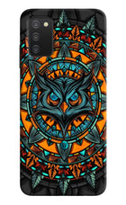 Angry Owl Art Samsung A03s Hard Case Back Cover by Casekaro