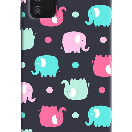 Elephants Samsung A03s Hard Case Back Cover by Casekaro