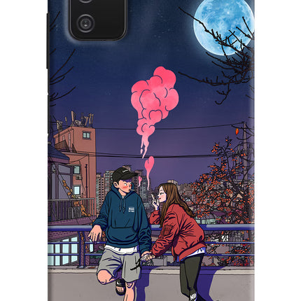 Chilling Couple Samsung A03s Hard Case Back Cover by Casekaro