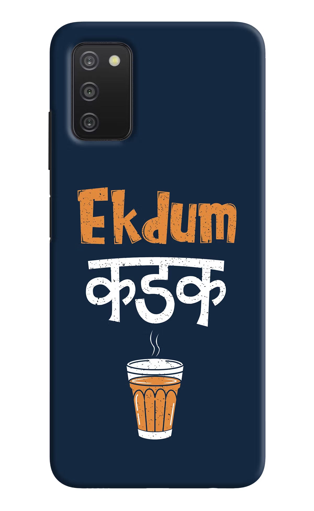 Ekdum Kadak Chai Samsung A03s Hard Case Back Cover by Casekaro