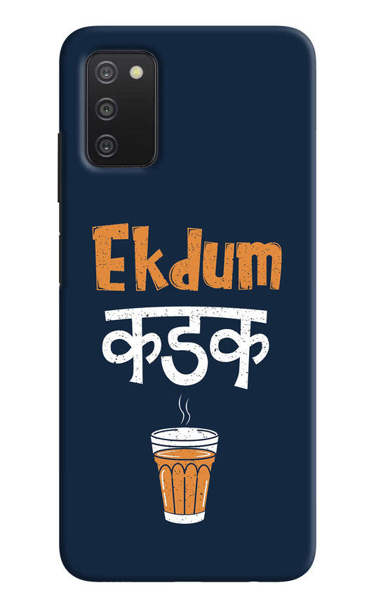 Ekdum Kadak Chai Samsung A03s Hard Case Back Cover by Casekaro
