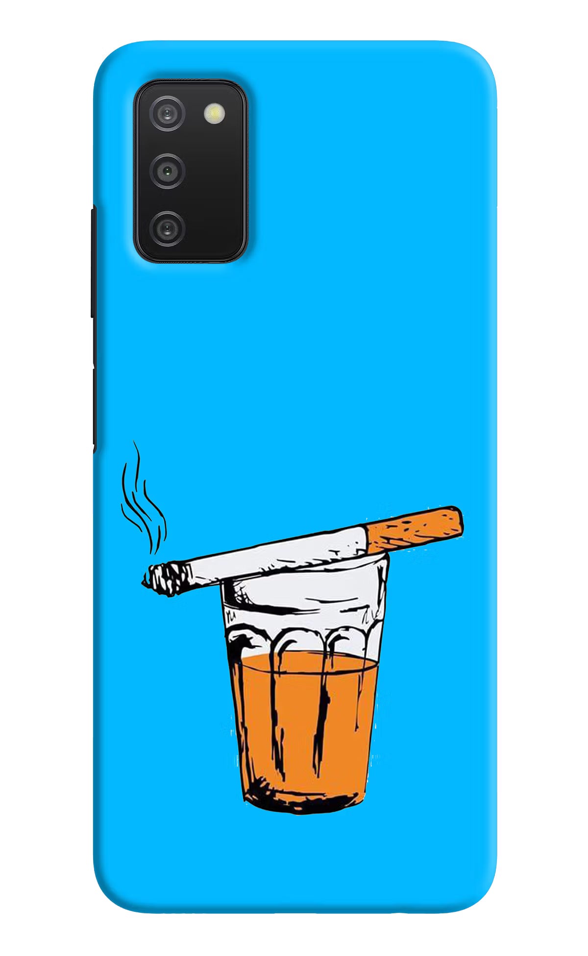 Chai Sutta Samsung A03s Hard Case Back Cover by Casekaro