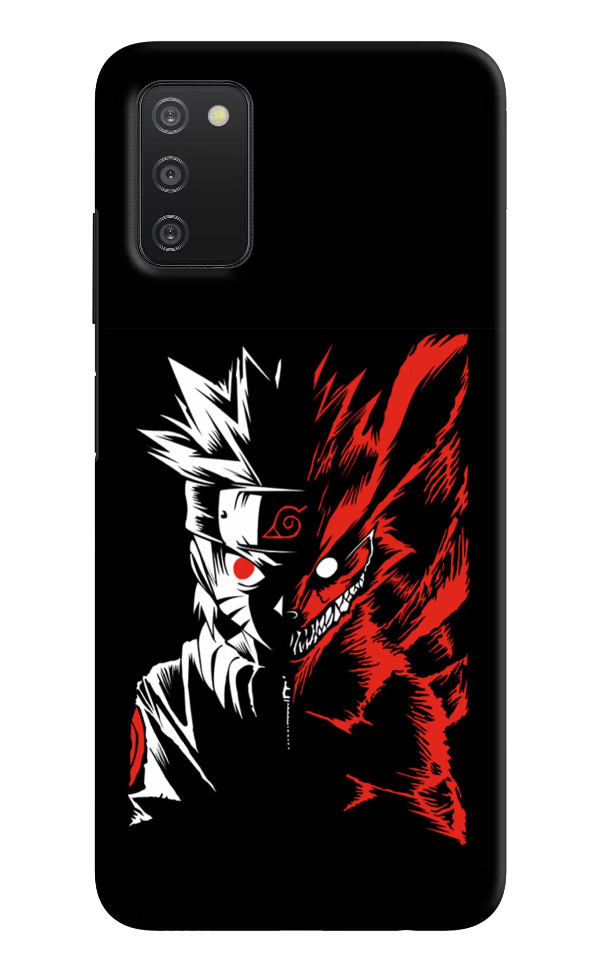 Naruto Two Face Samsung A03s Hard Case Back Cover by Casekaro