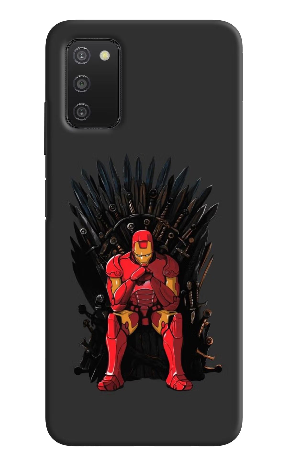 Ironman Throne Samsung A03s Hard Case Back Cover by Casekaro