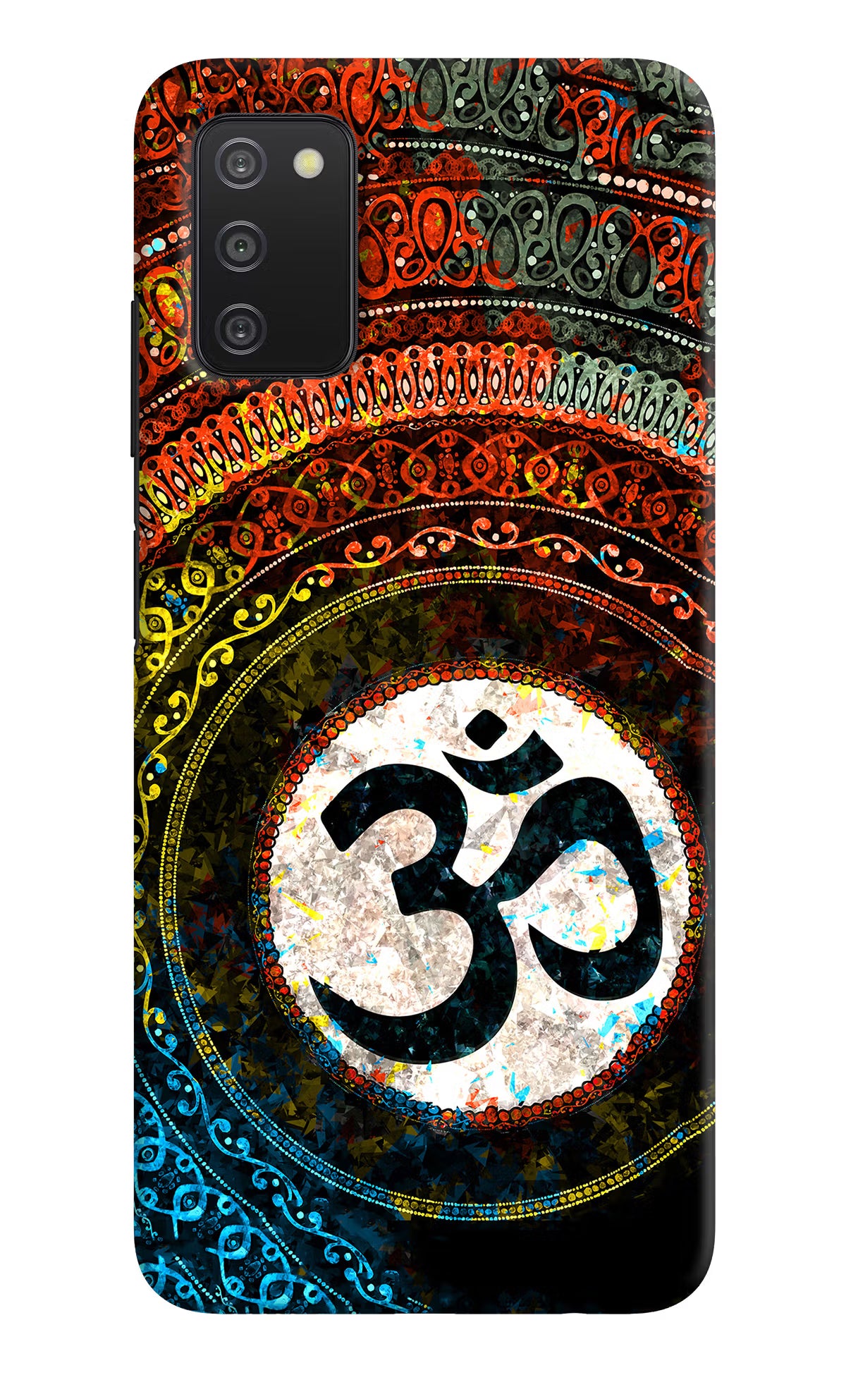 Om Cultural Samsung A03s Hard Case Back Cover by Casekaro