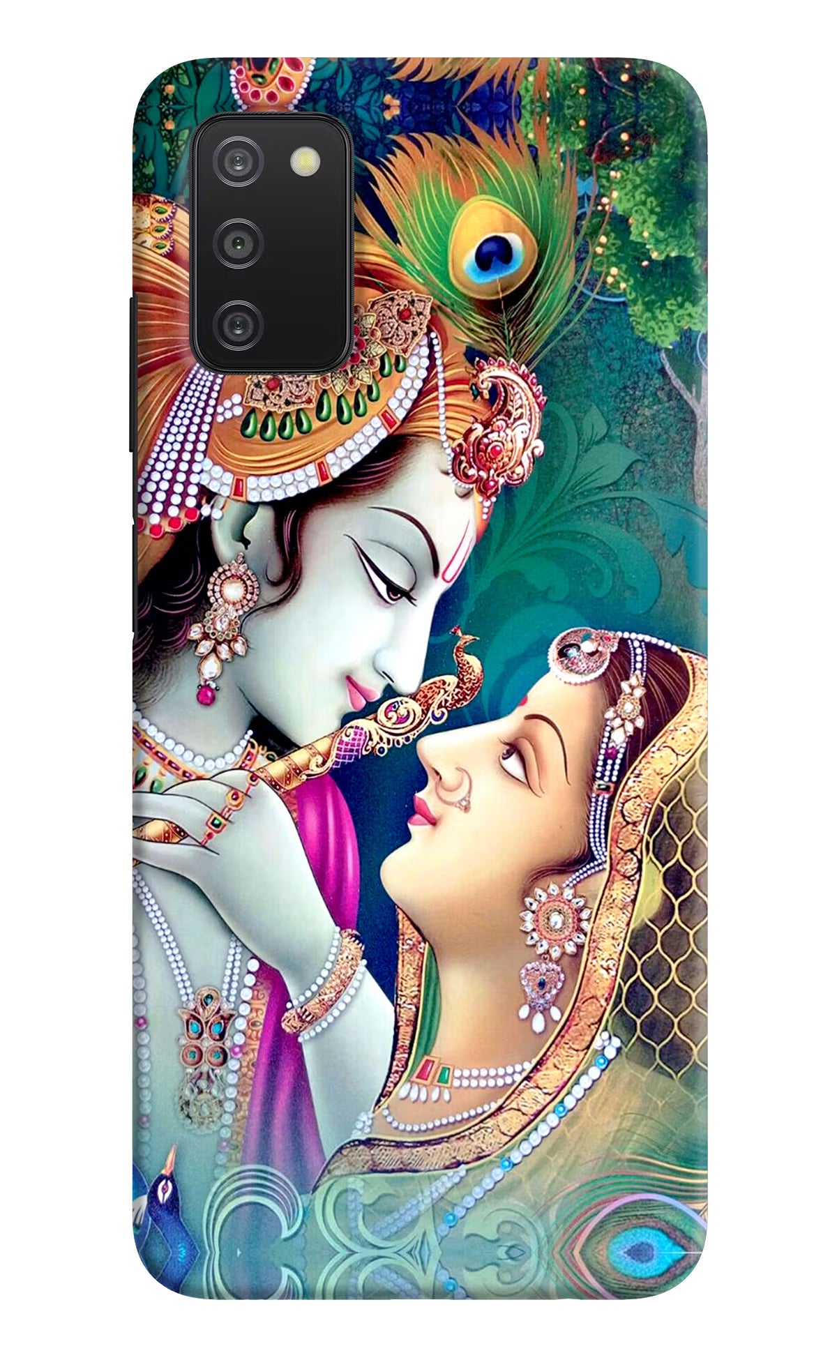Lord Radha Krishna Samsung A03s Hard Case Back Cover by Casekaro
