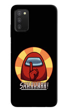 Among Us Shhh! Samsung A03s Hard Case Back Cover by Casekaro