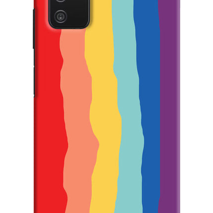 Rainbow Samsung A03s Hard Case Back Cover by Casekaro
