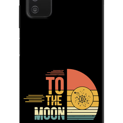 To the Moon Samsung A03s Hard Case Back Cover by Casekaro
