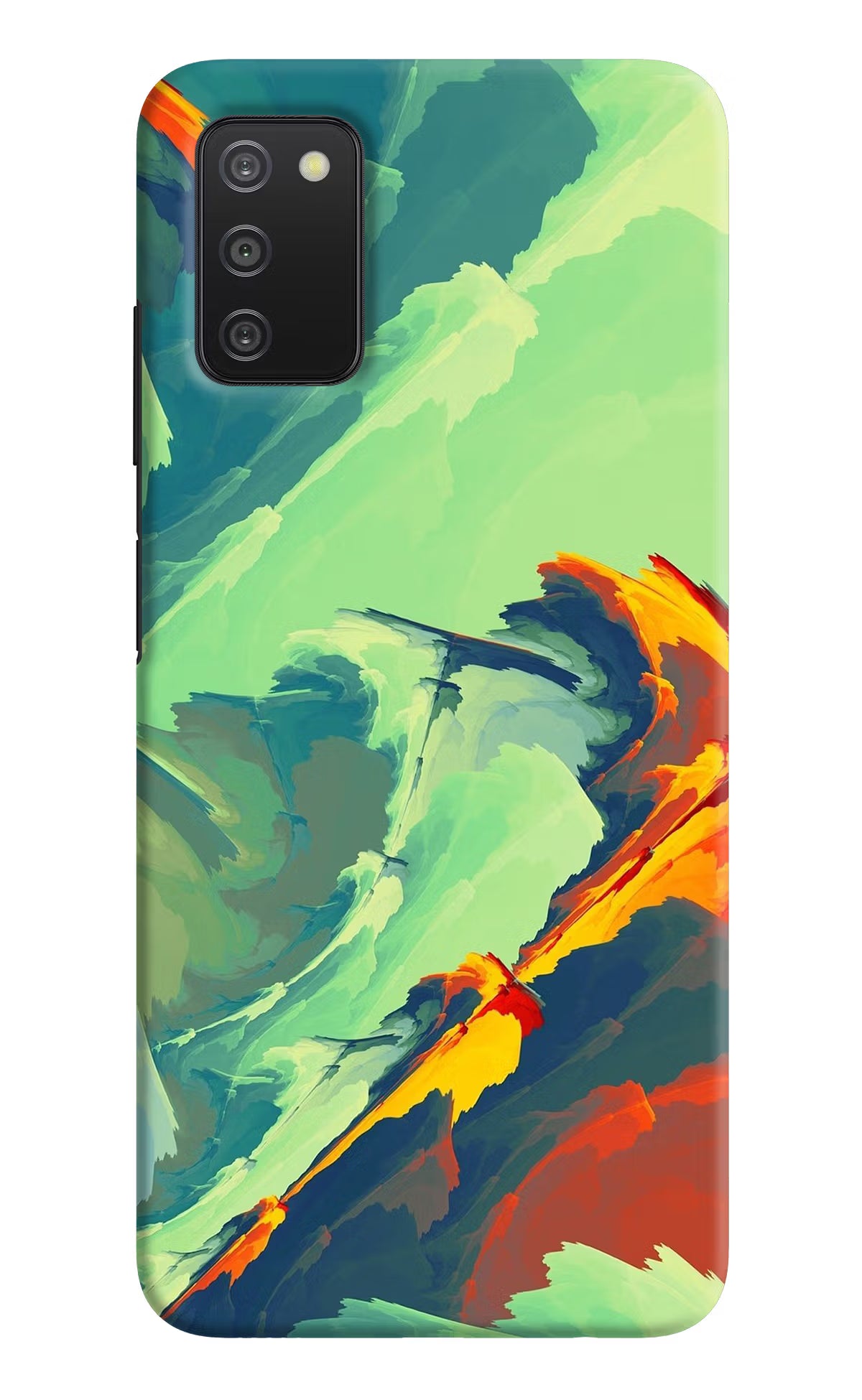 Paint Art Samsung A03s Hard Case Back Cover by Casekaro