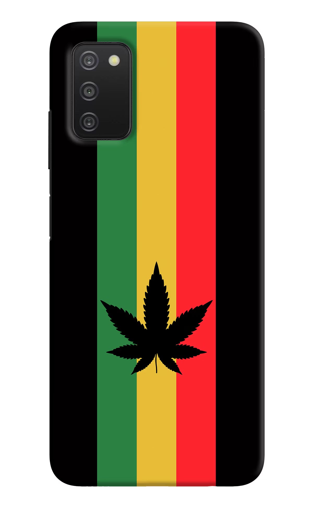 Weed Flag Samsung A03s Hard Case Back Cover by Casekaro