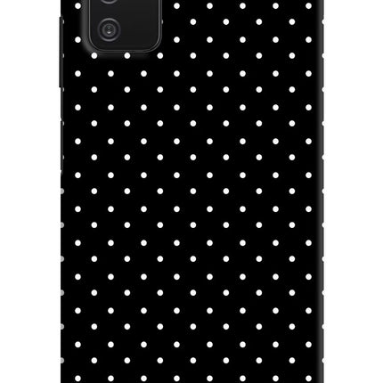 White Dots Samsung A03s Hard Case Back Cover by Casekaro