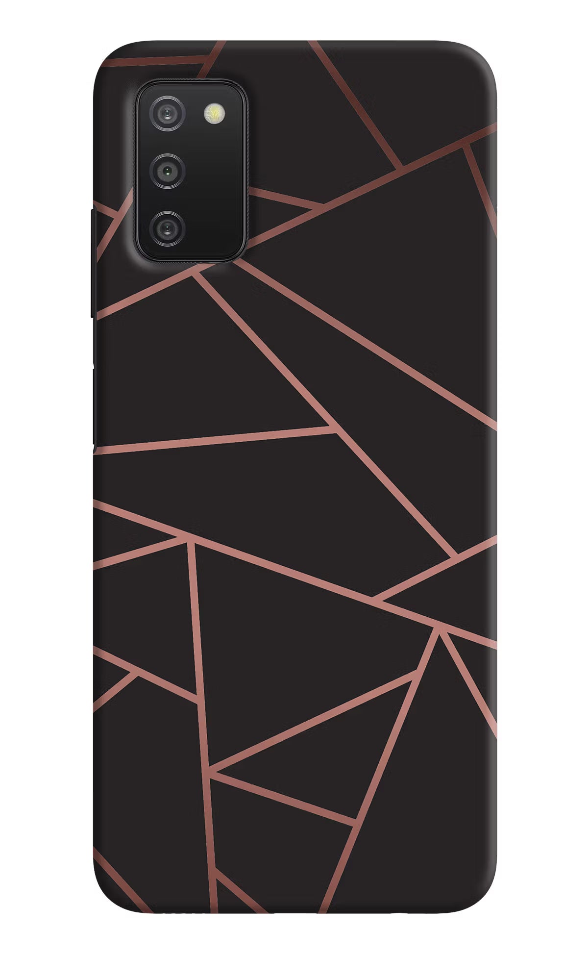 Geometric Pattern Samsung A03s Hard Case Back Cover by Casekaro