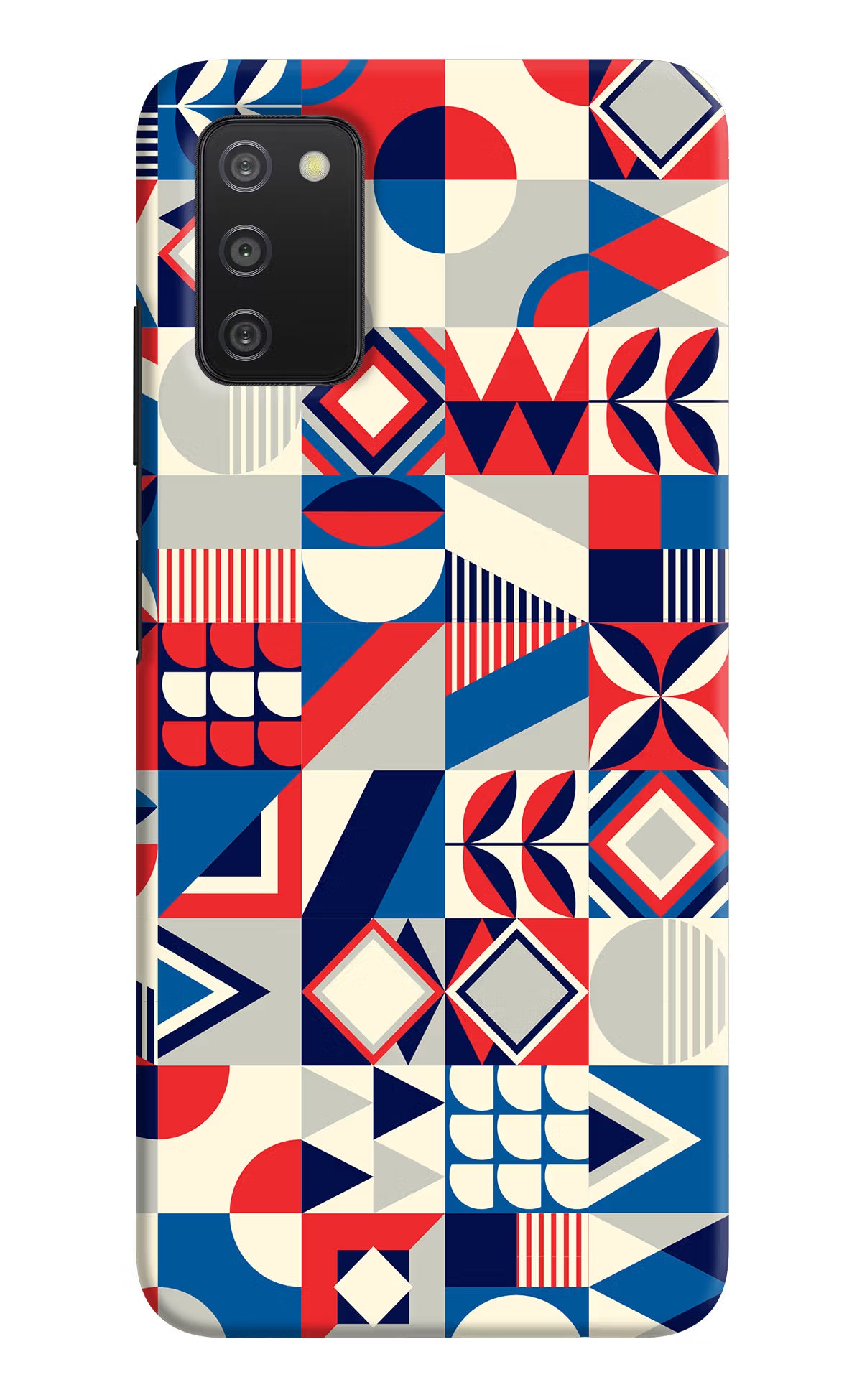 Colorful Pattern Samsung A03s Hard Case Back Cover by Casekaro