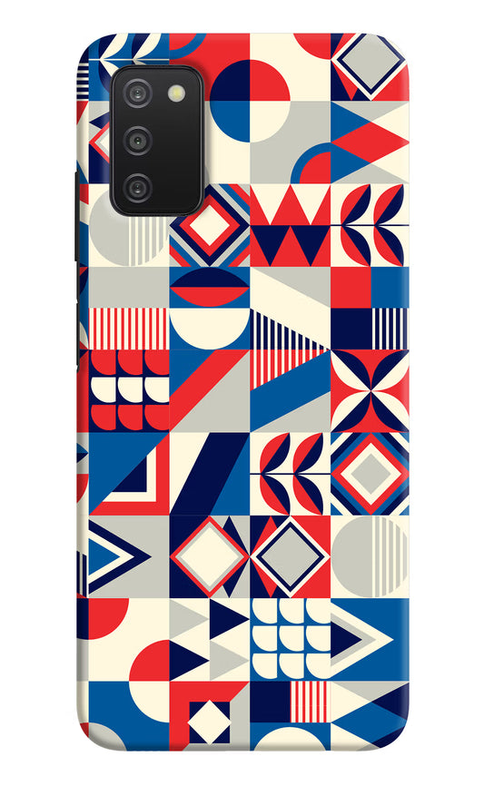 Colorful Pattern Samsung A03s Hard Case Back Cover by Casekaro