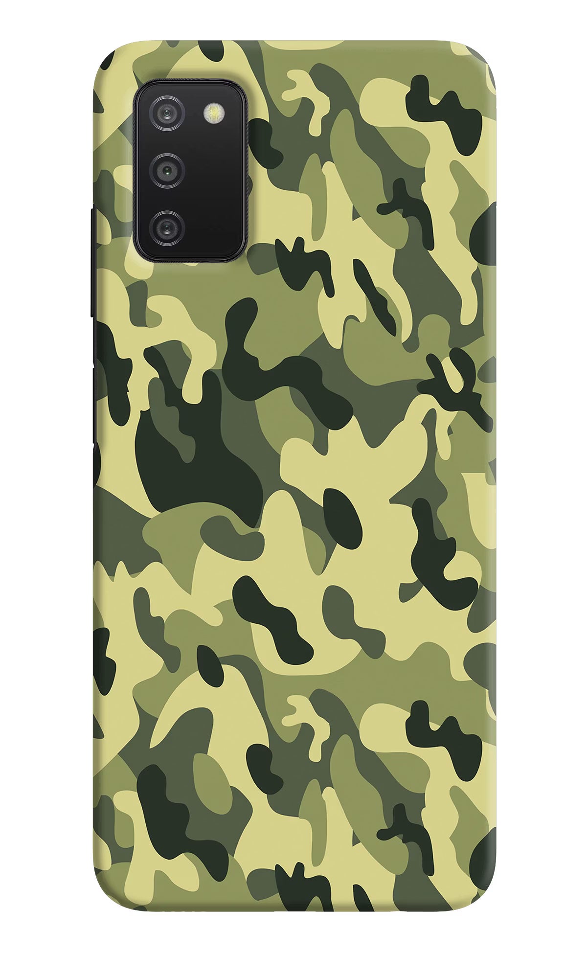 Camouflage Samsung A03s Hard Case Back Cover by Casekaro