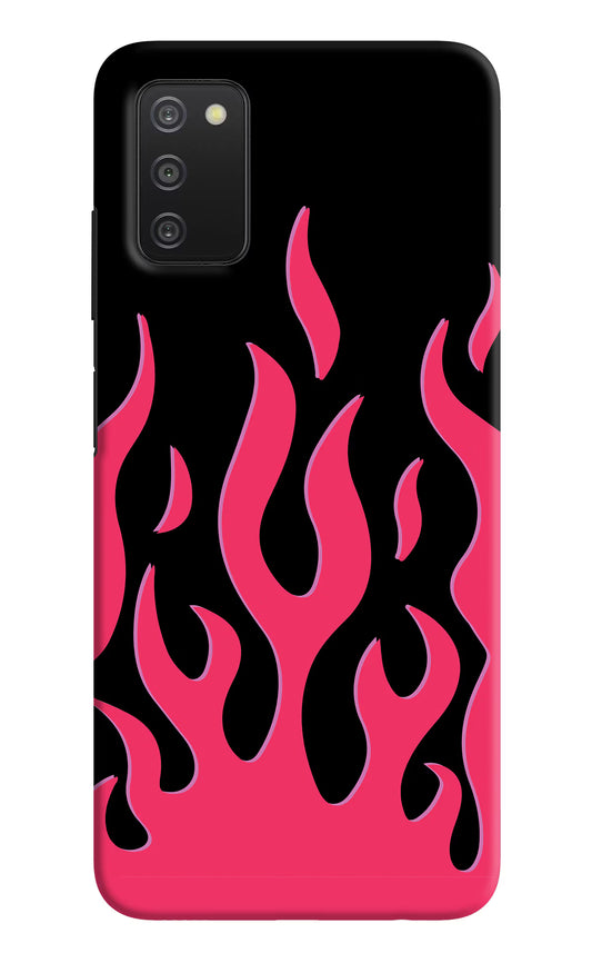 Fire Flames Samsung A03s Hard Case Back Cover by Casekaro