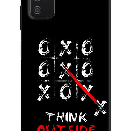 Think out of the BOX Samsung A03s Hard Case Back Cover by Casekaro