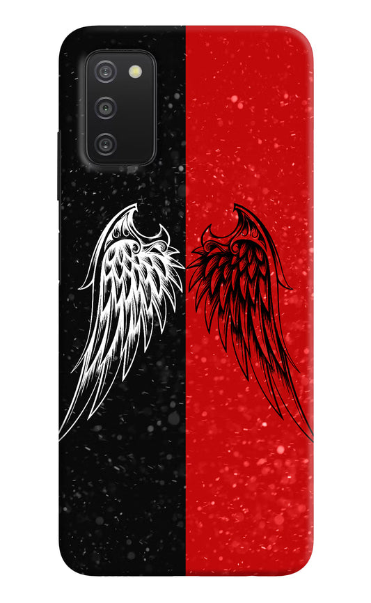 Wings Samsung A03s Hard Case Back Cover by Casekaro