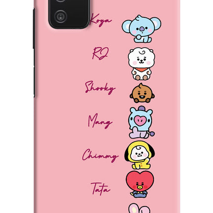 BTS names Samsung A03s Hard Case Back Cover by Casekaro