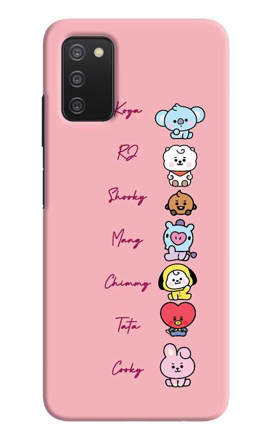 BTS names Samsung A03s Hard Case Back Cover by Casekaro