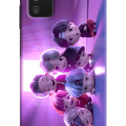 BTS Chibi Samsung A03s Hard Case Back Cover by Casekaro