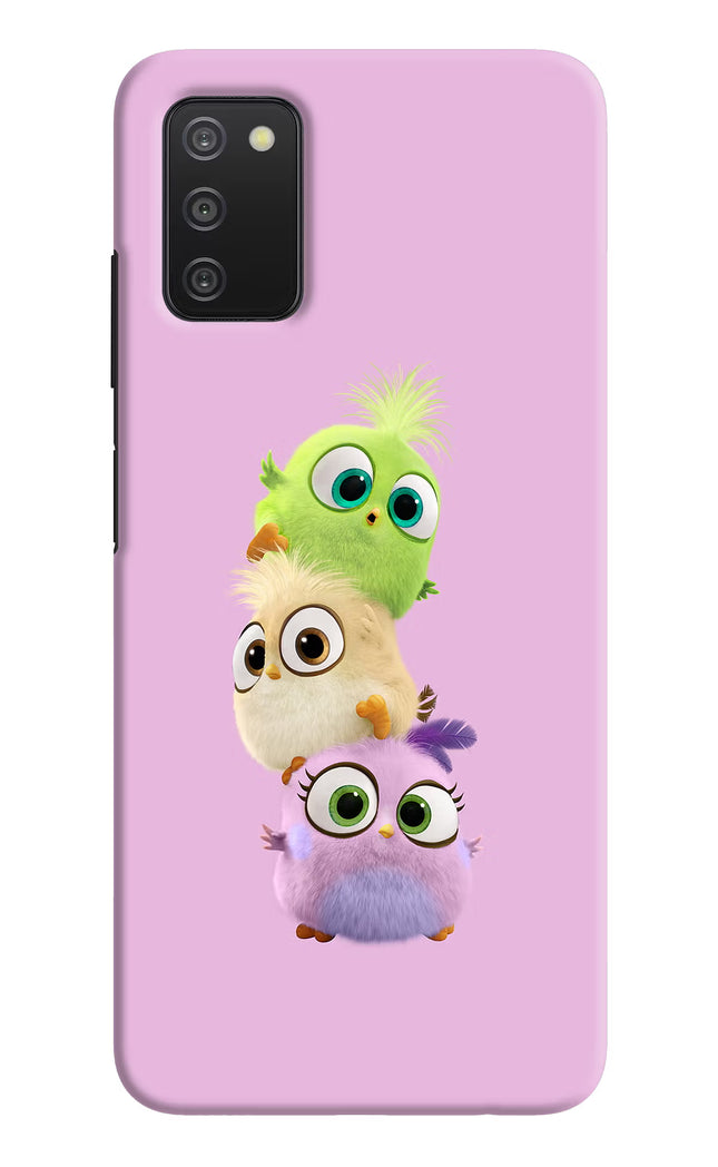 Cute Little Birds Samsung A03s Hard Case Back Cover by Casekaro