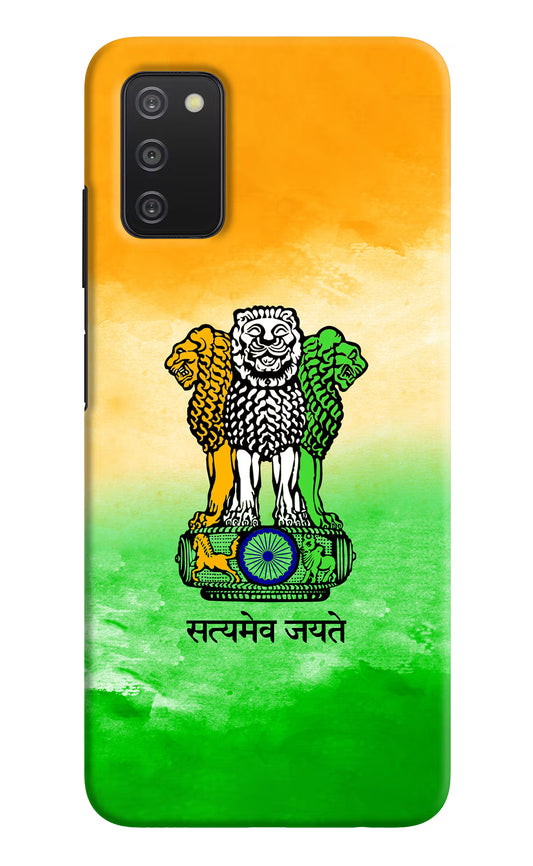 Satyamev Jayate Flag Samsung A03s Hard Case Back Cover by Casekaro