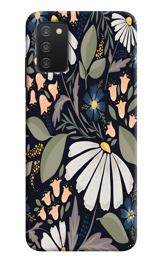 Flowers Art Samsung A03s Hard Case Back Cover by Casekaro