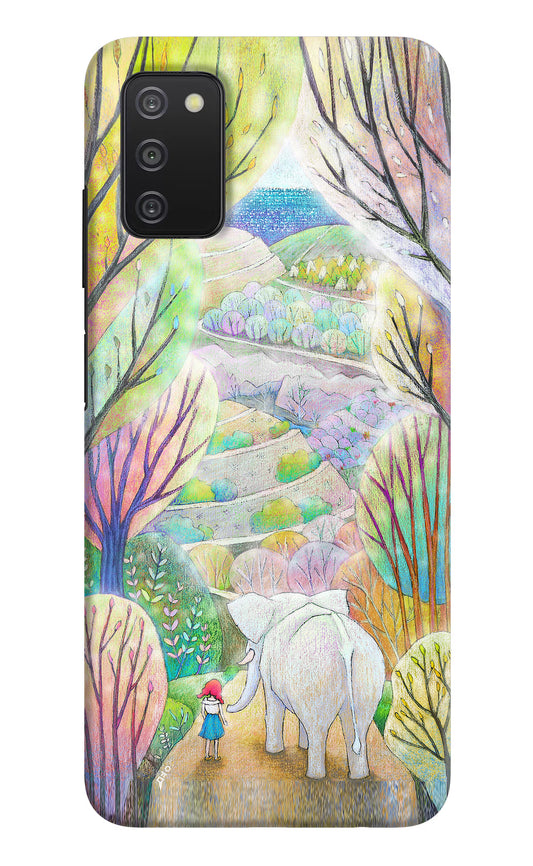 Nature Painting Samsung A03s Hard Case Back Cover by Casekaro