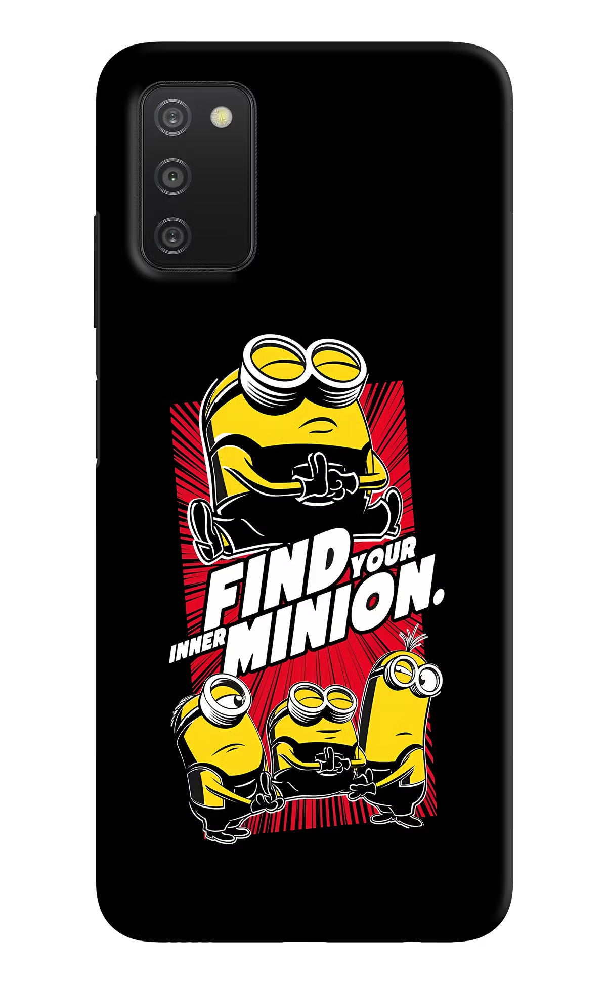 Find your inner Minion Samsung A03s Hard Case Back Cover by Casekaro