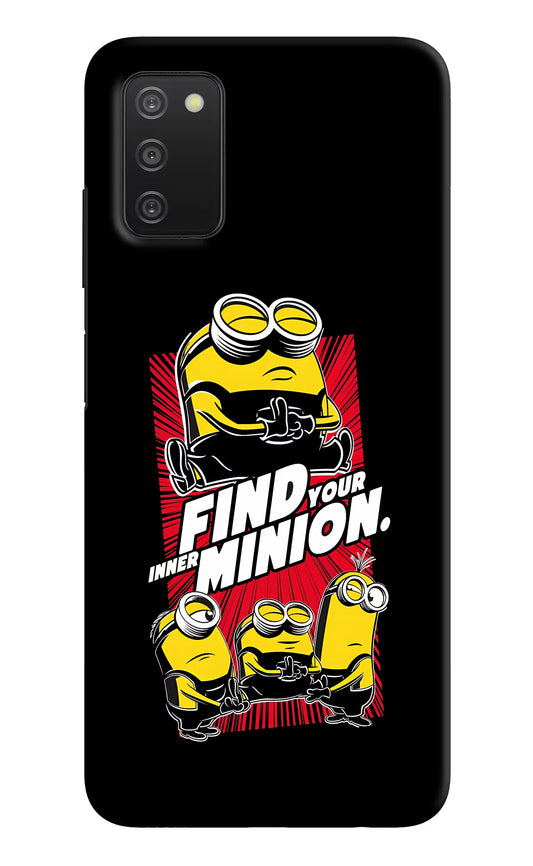 Find your inner Minion Samsung A03s Hard Case Back Cover by Casekaro