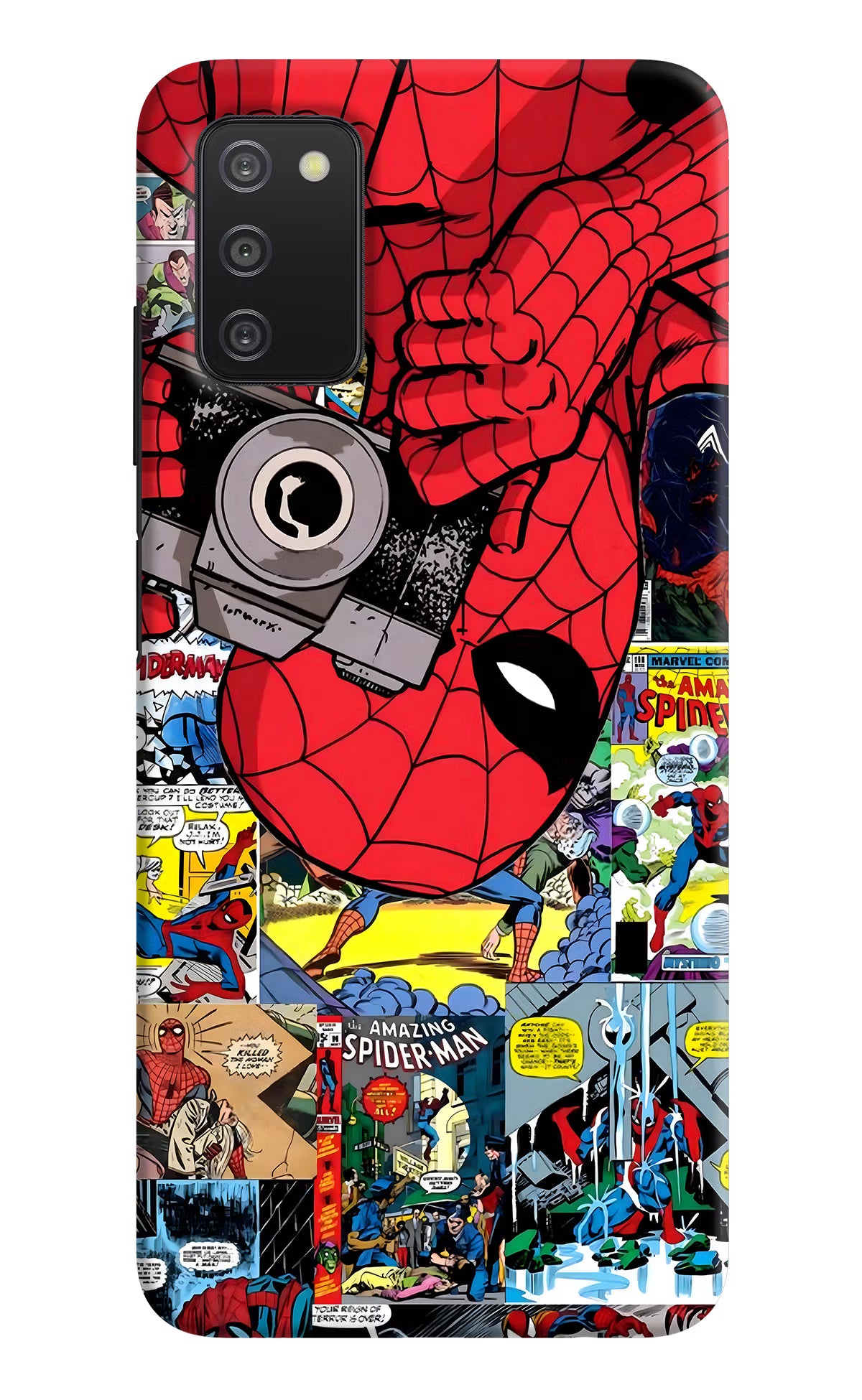 Spider Man Samsung A03s Hard Case Back Cover by Casekaro