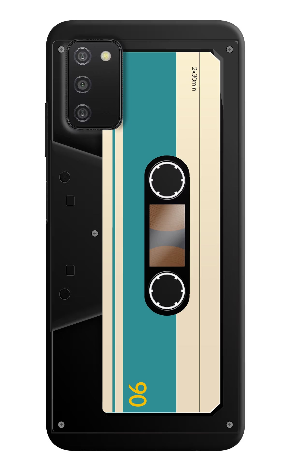 Cassette Samsung A03s Hard Case Back Cover by Casekaro
