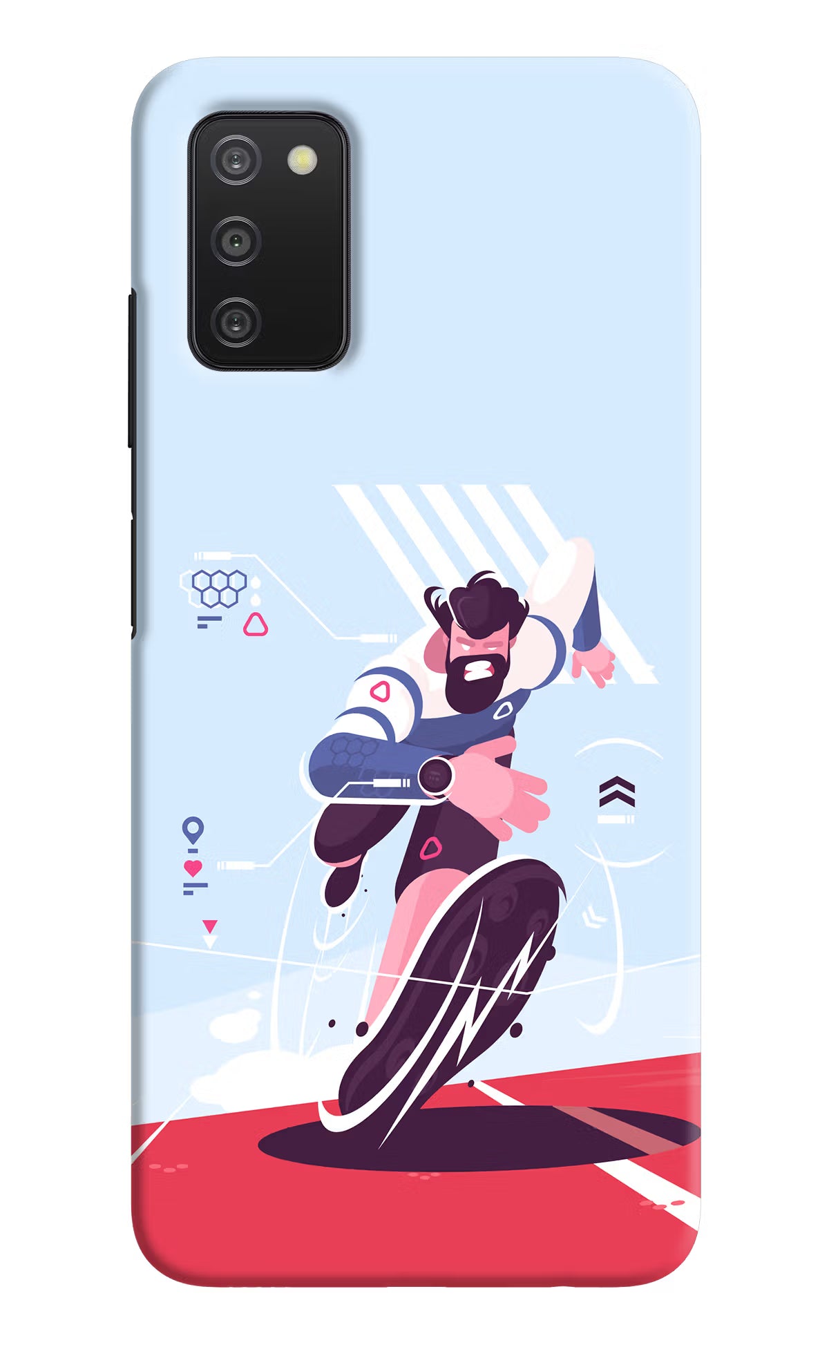 Run Pro Samsung A03s Hard Case Back Cover by Casekaro