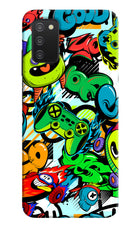 Game Doodle Samsung A03s Hard Case Back Cover by Casekaro
