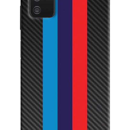 BMW Stripes Pattern Samsung A03s Hard Case Back Cover by Casekaro