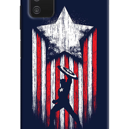 Captain America Marvel Art Samsung A03s Hard Case Back Cover by Casekaro