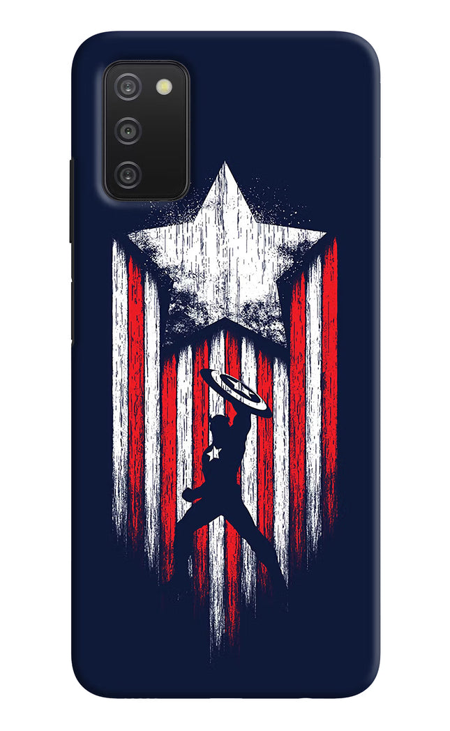 Captain America Marvel Art Samsung A03s Hard Case Back Cover by Casekaro