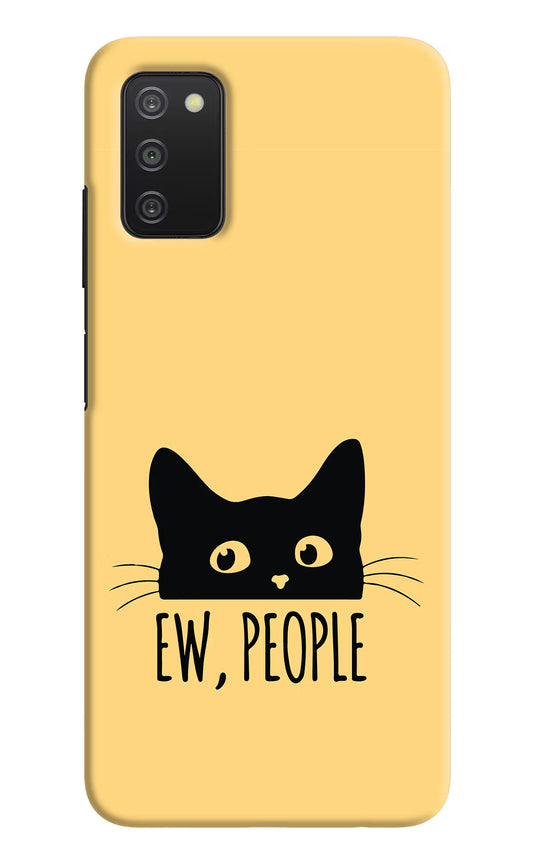 Ew People Catitude Samsung A03s Hard Case Back Cover by Casekaro