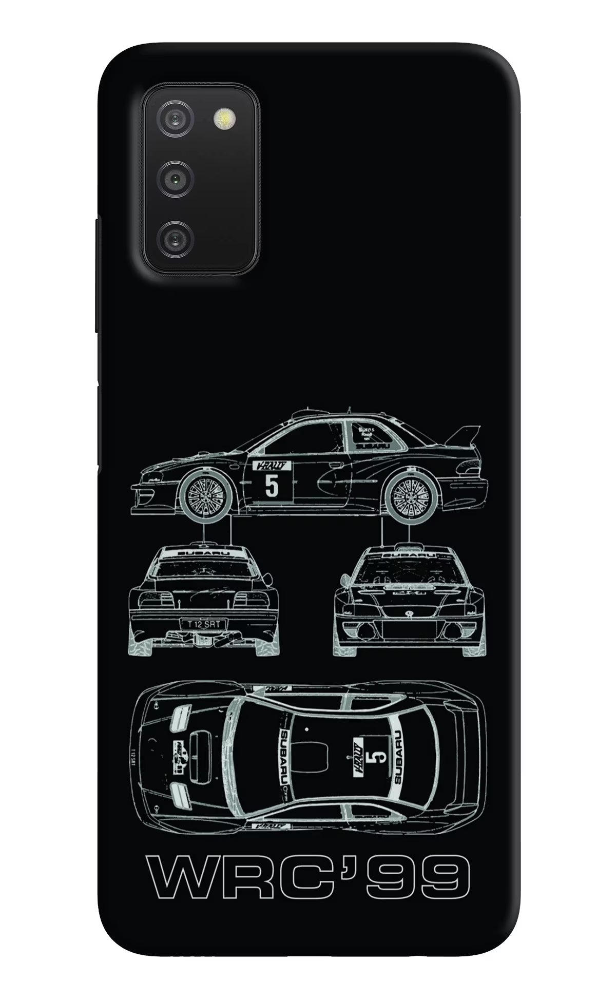 WRC'99 Samsung A03s Hard Case Back Cover by Casekaro