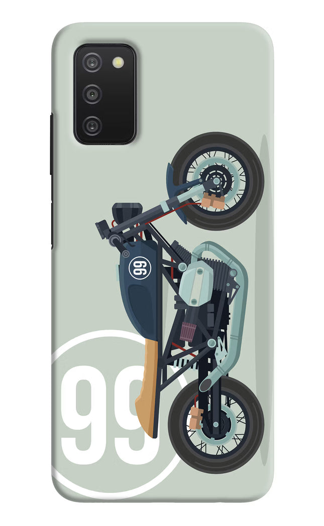 Classic Cafe Racer 99 Samsung A03s Hard Case Back Cover by Casekaro