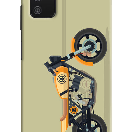 Vertical Speedster Samsung A03s Hard Case Back Cover by Casekaro
