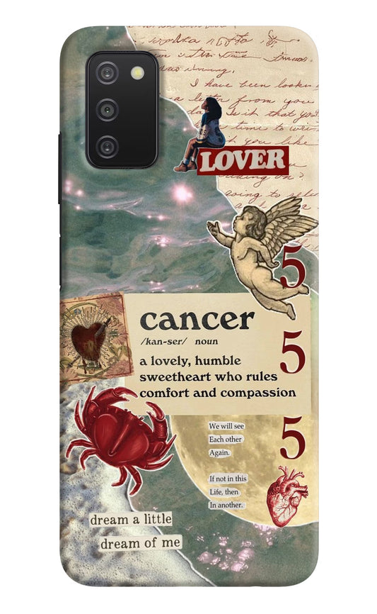Cancer Zodiac Samsung A03s Hard Case Back Cover by Casekaro
