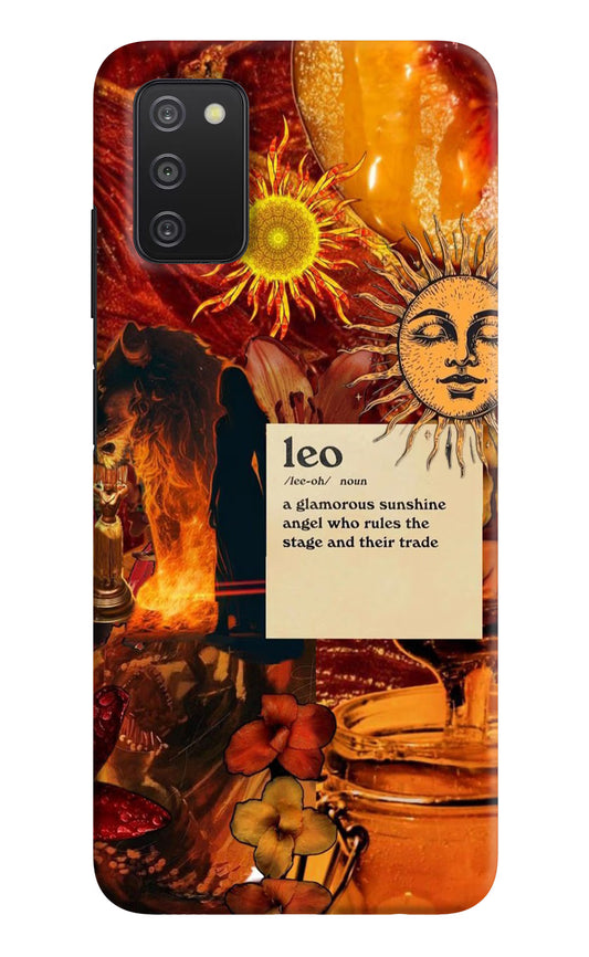 Leo Zodiac Samsung A03s Hard Case Back Cover by Casekaro