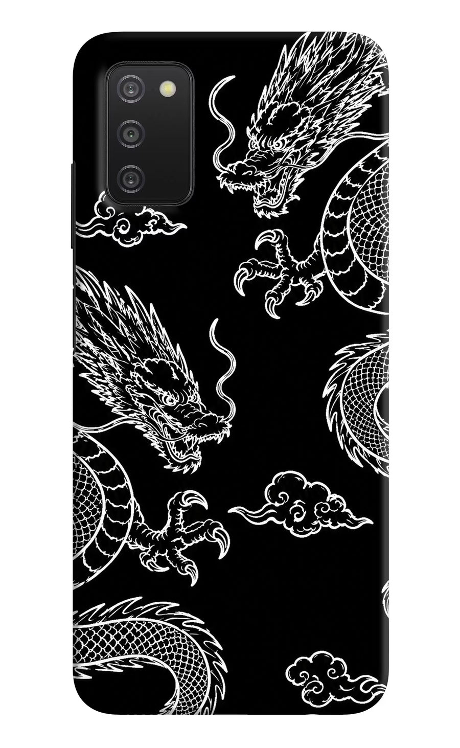 Twin Dragons Samsung A03s Back Cover, Hard case