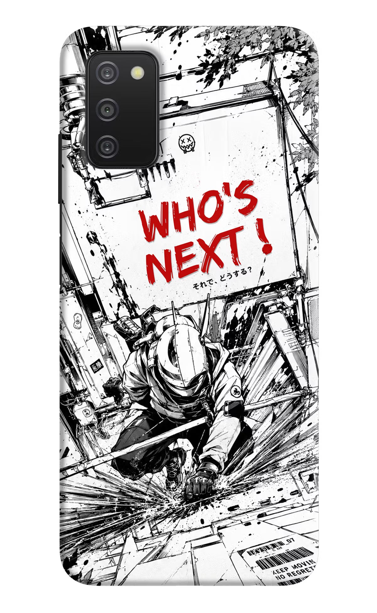 Who's Next Samsung A03s Hard Case Back Cover by Casekaro