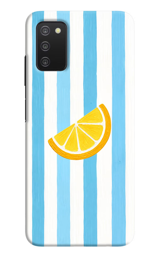 Summer Lemon Samsung A03s Hard Case Back Cover by Casekaro