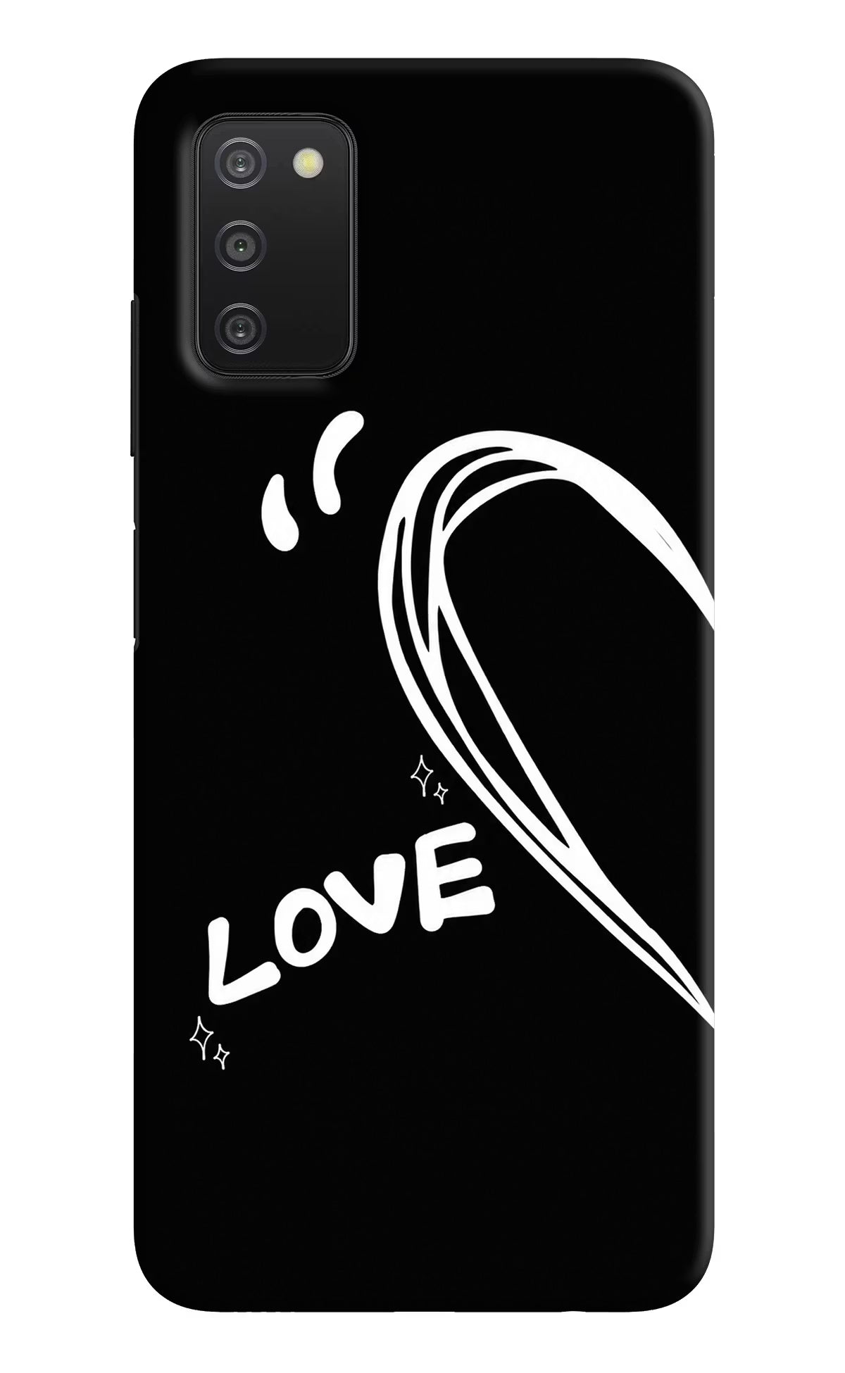 Love Line Samsung A03s Back Cover
